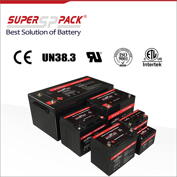 Vollständige Serie von 12V-LiFePO4-Batterien sind UN38.3 genehmigt