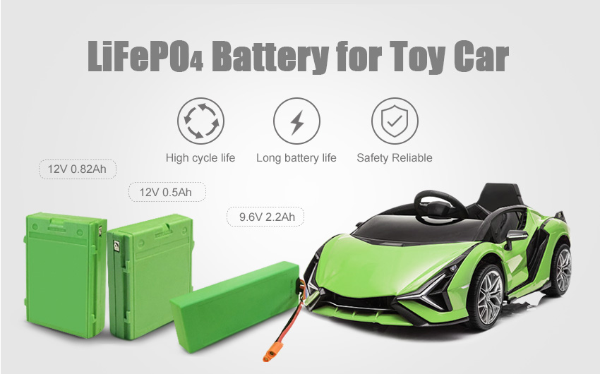 Superpack LiFePO4-Batterie für Spielzeugauto