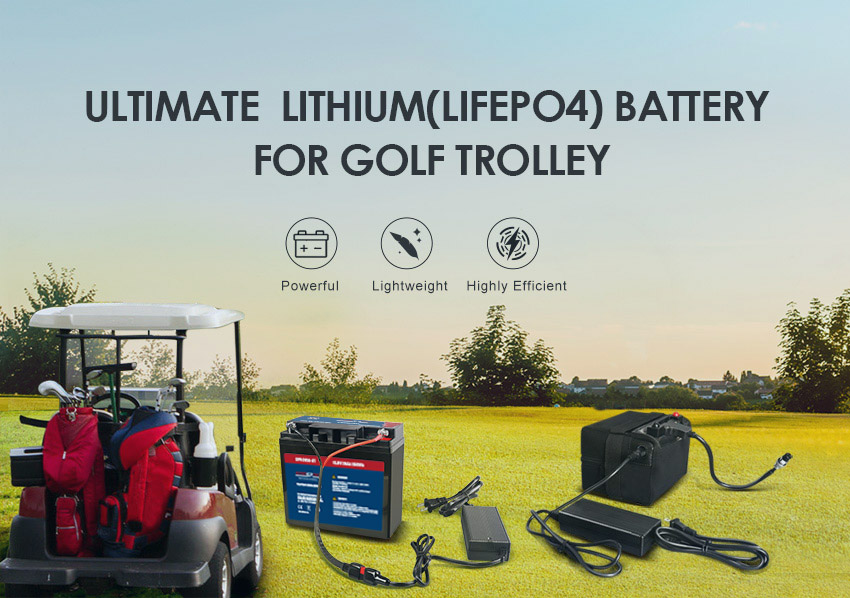 Superpack 12 V Lithium-Golf-Trolley-Batterie