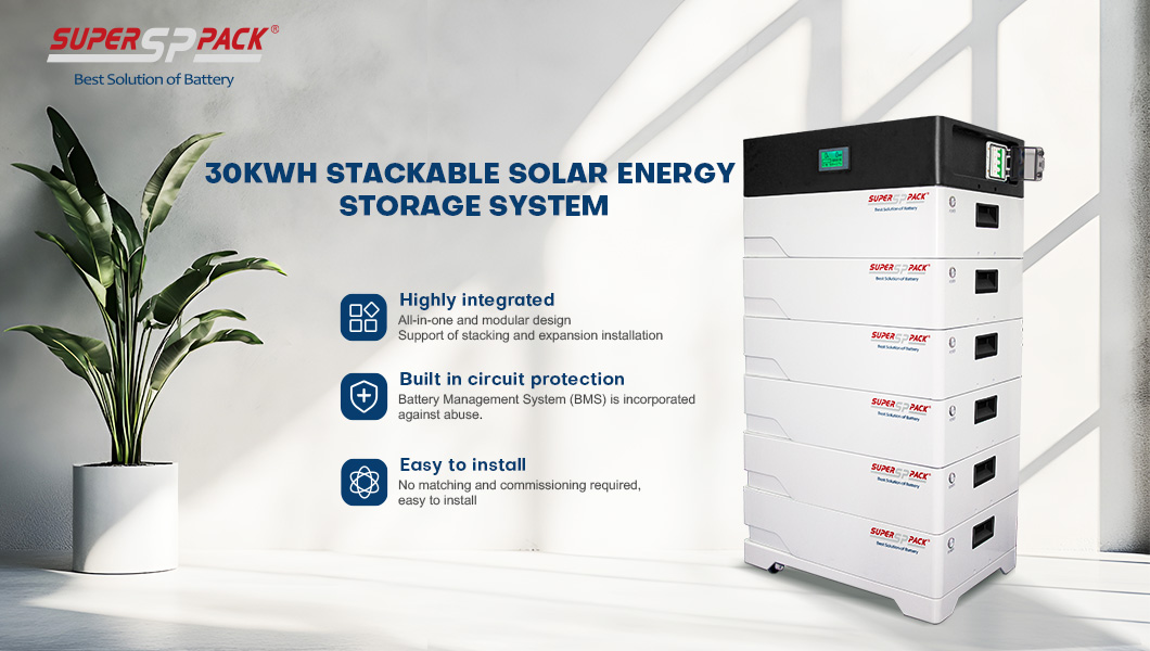 30kWh Stackable Solar Energy  storage system