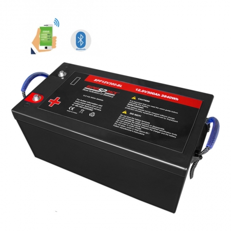 Freizeitfahrzeuge Batterien, 12v300ah Lifepo4 Batterie Bluetooth-Version für RV 
