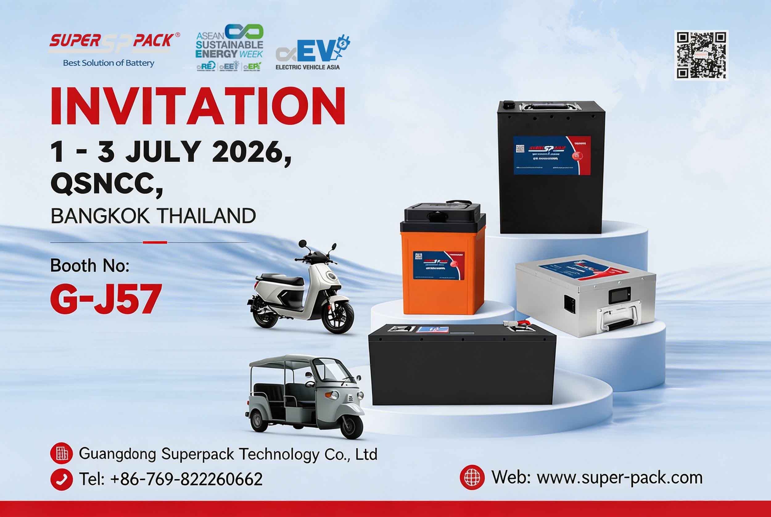 Superpack auf der Asia Sustainable Energy Week 2026 – QSNCC, Bangkok